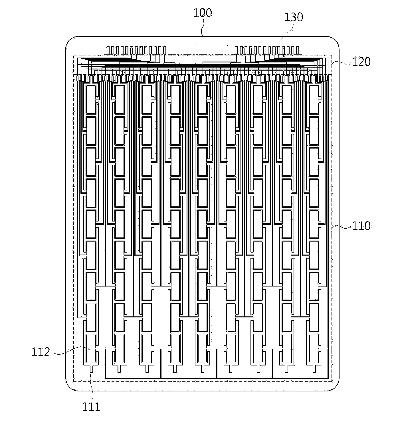 Touch sensing apparatus using touch pattern without insulation and method for manufacturing the same