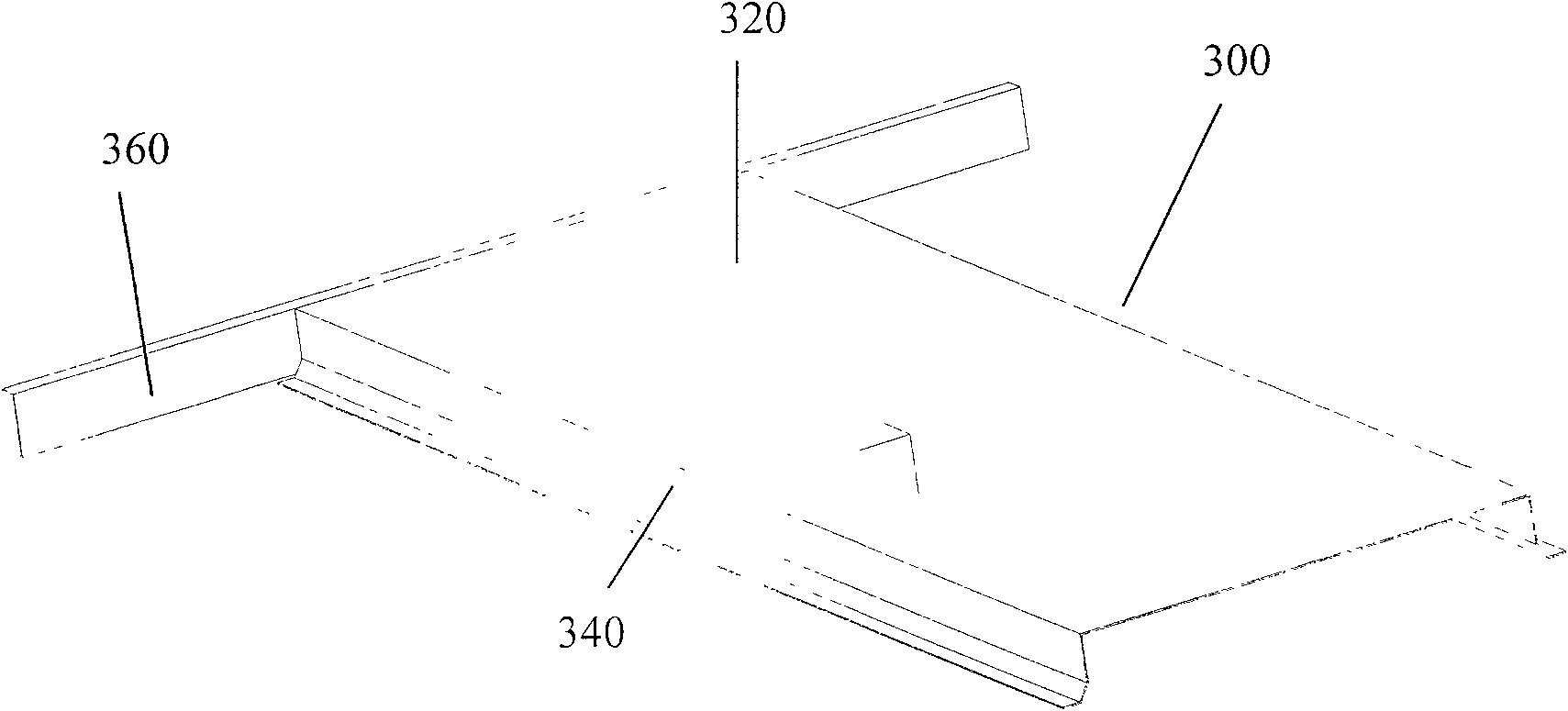 Bulk cargo box with goose neck tunnel