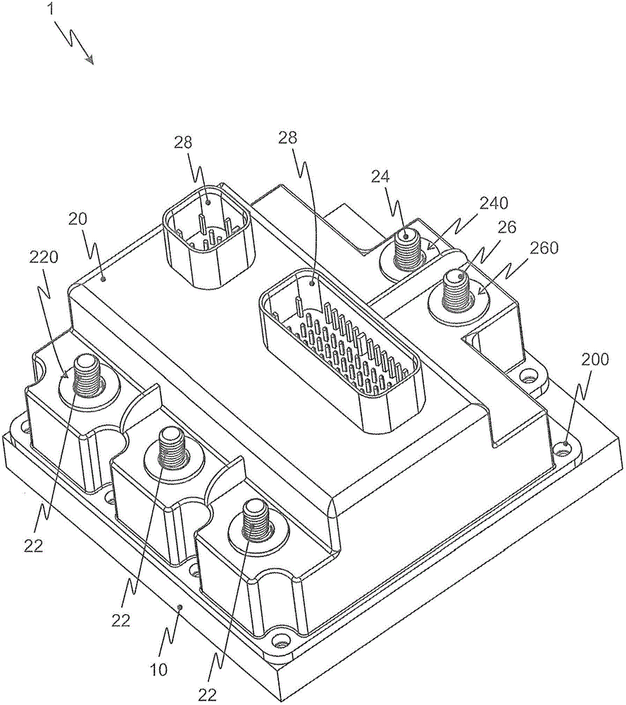 Power electronics system with first and second subsystems