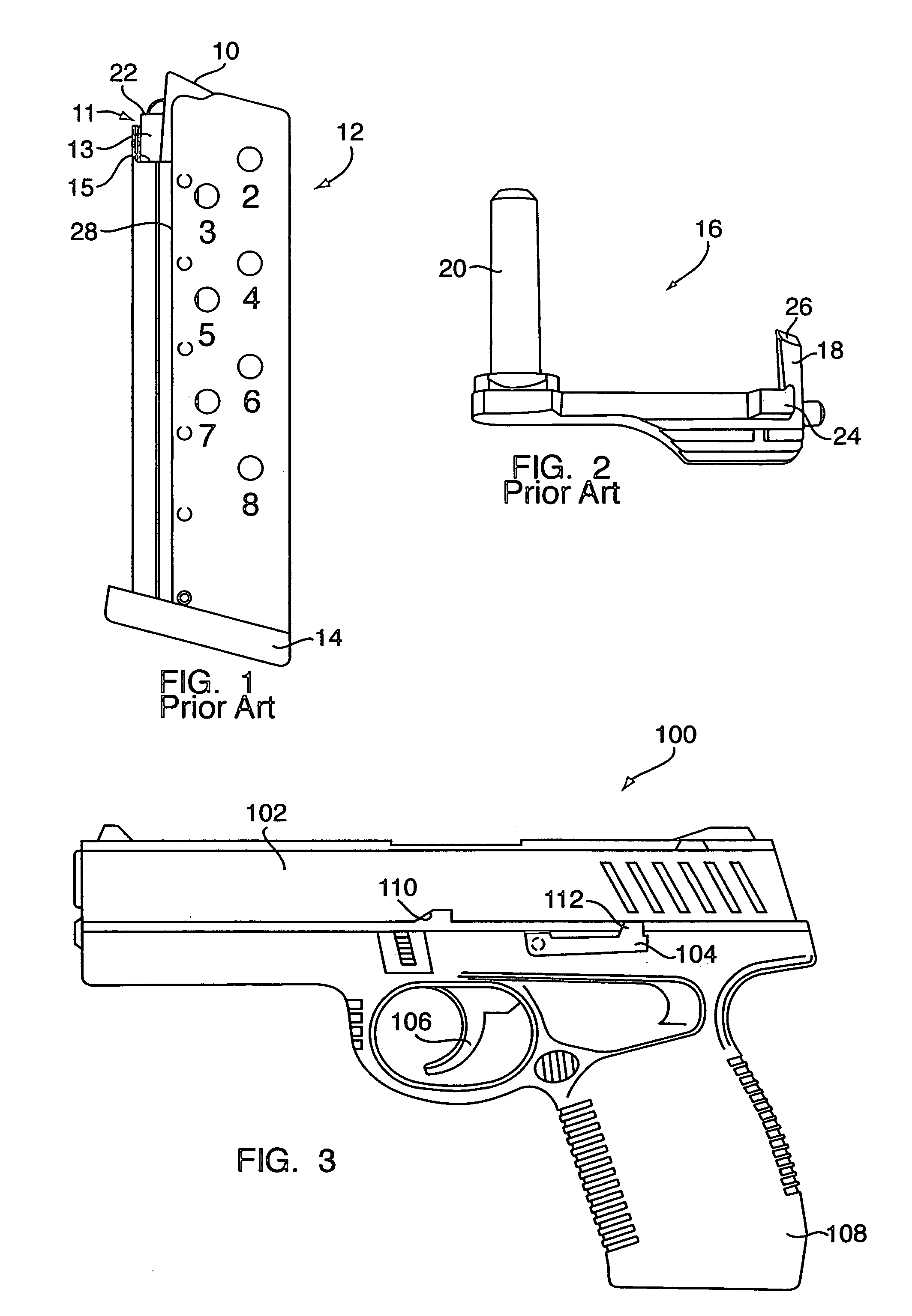 Magazine and slide lever assembly for a semi-automatic firearm