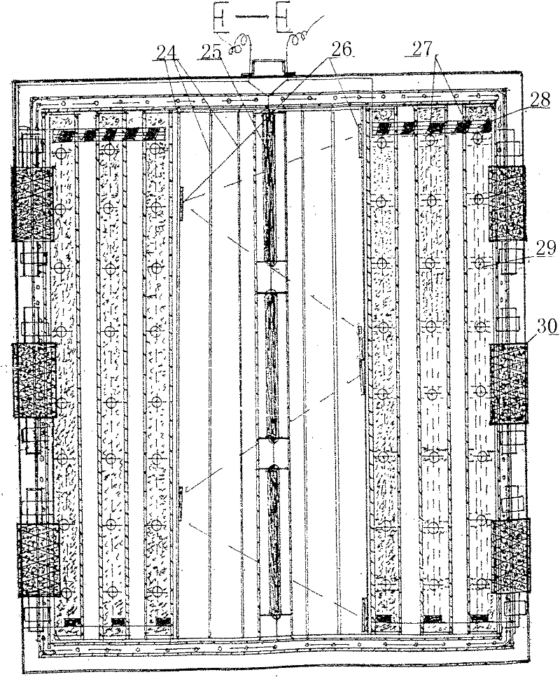 Mobile combined catalytic wastewater recycling water resource device