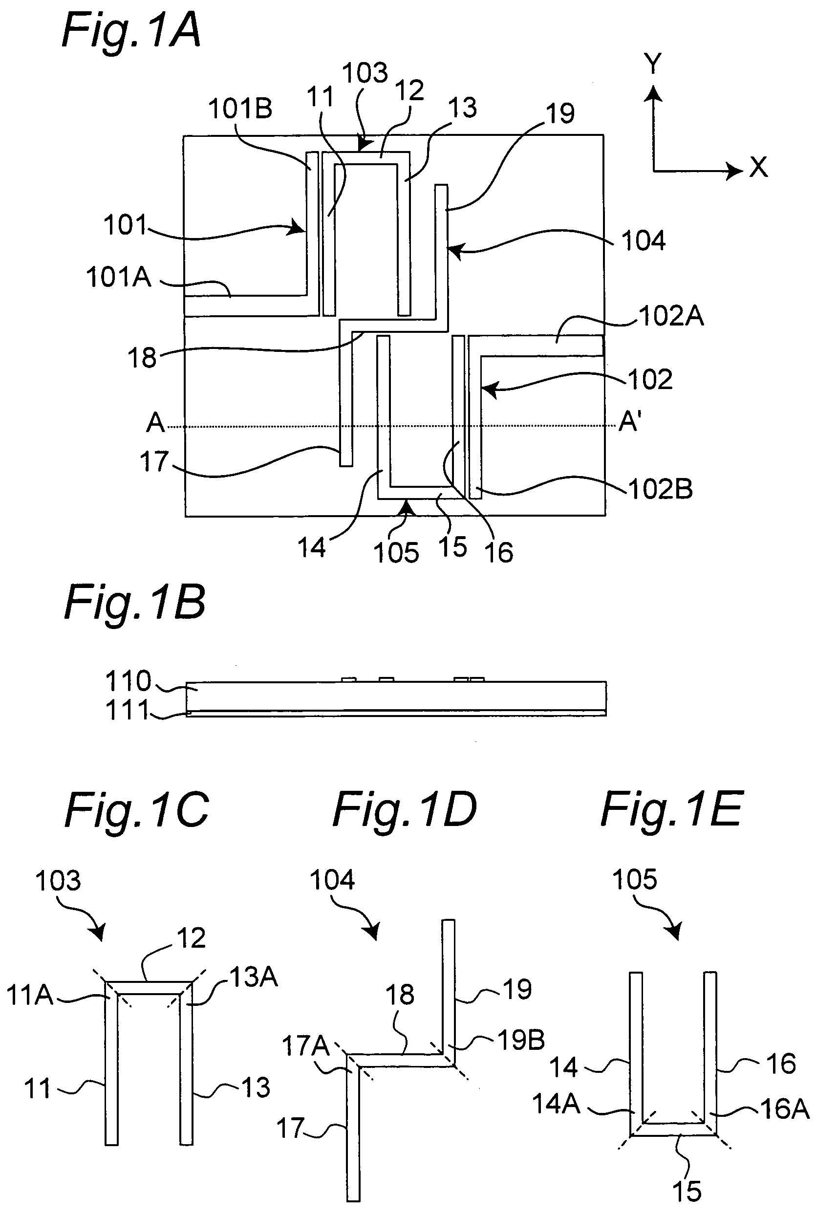 Planar filter, semiconductor device and radio unit