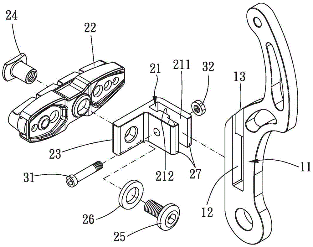 Brake system and V clamp brake