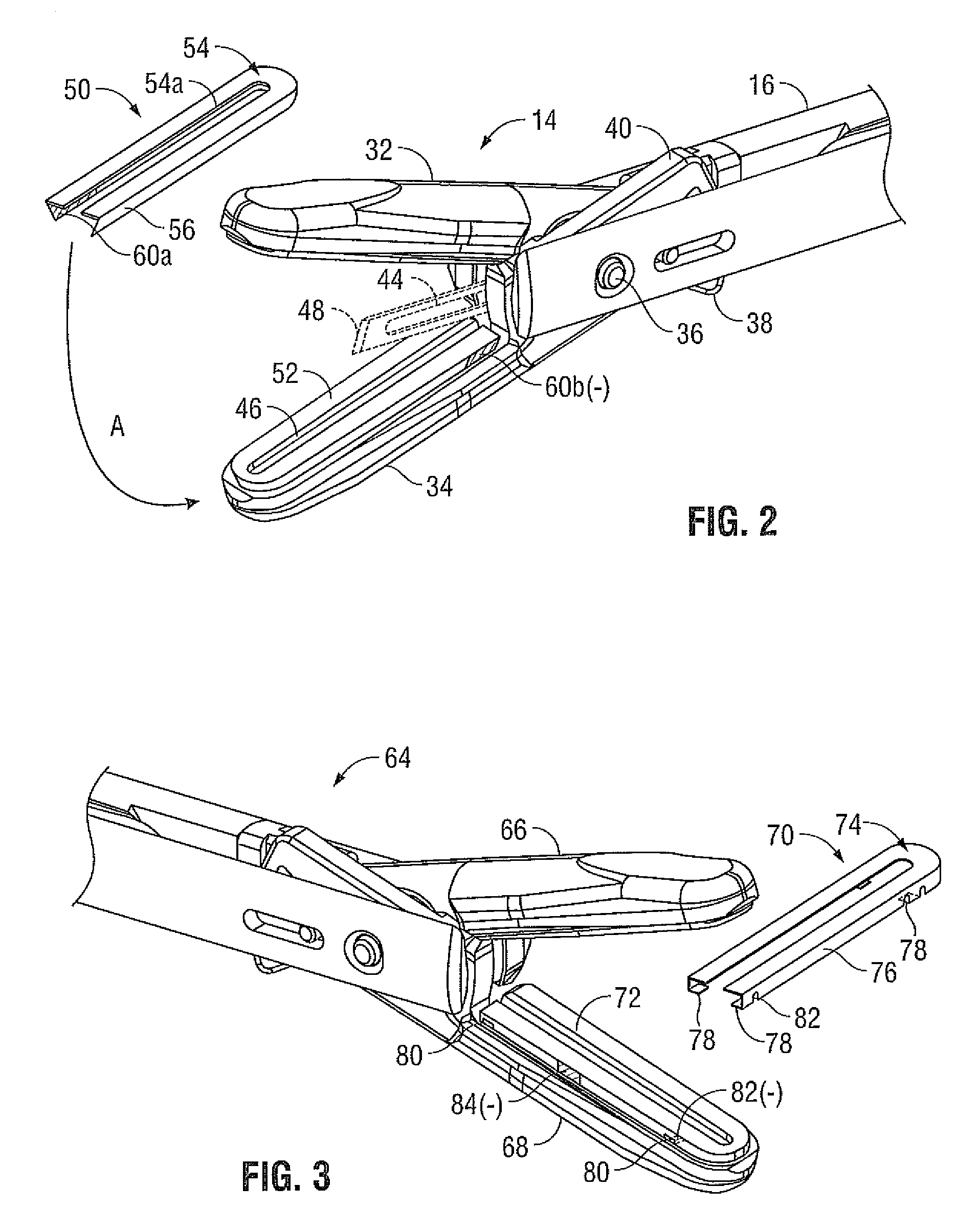Surgical instruments with removable components