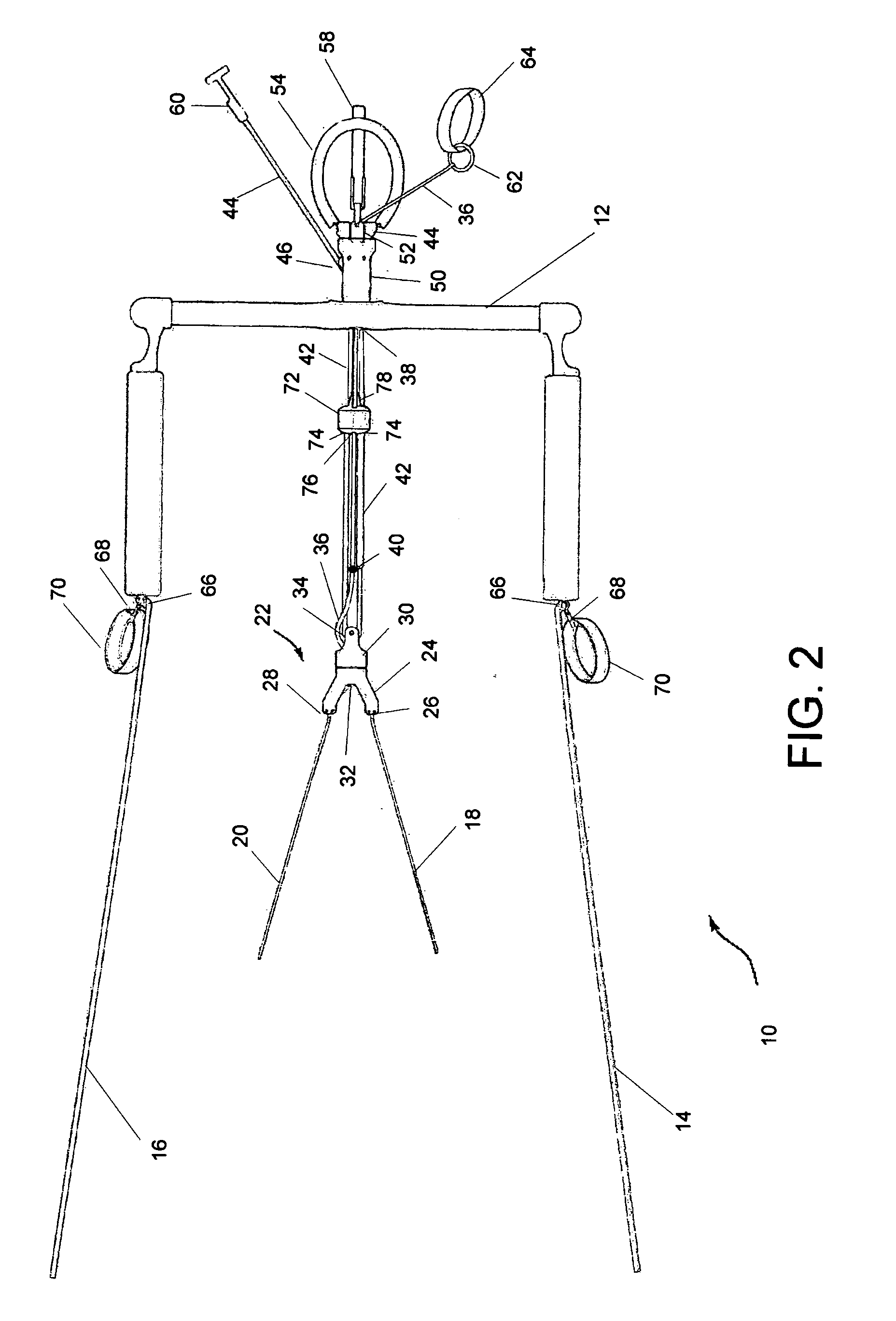 Kite control device with free rotation
