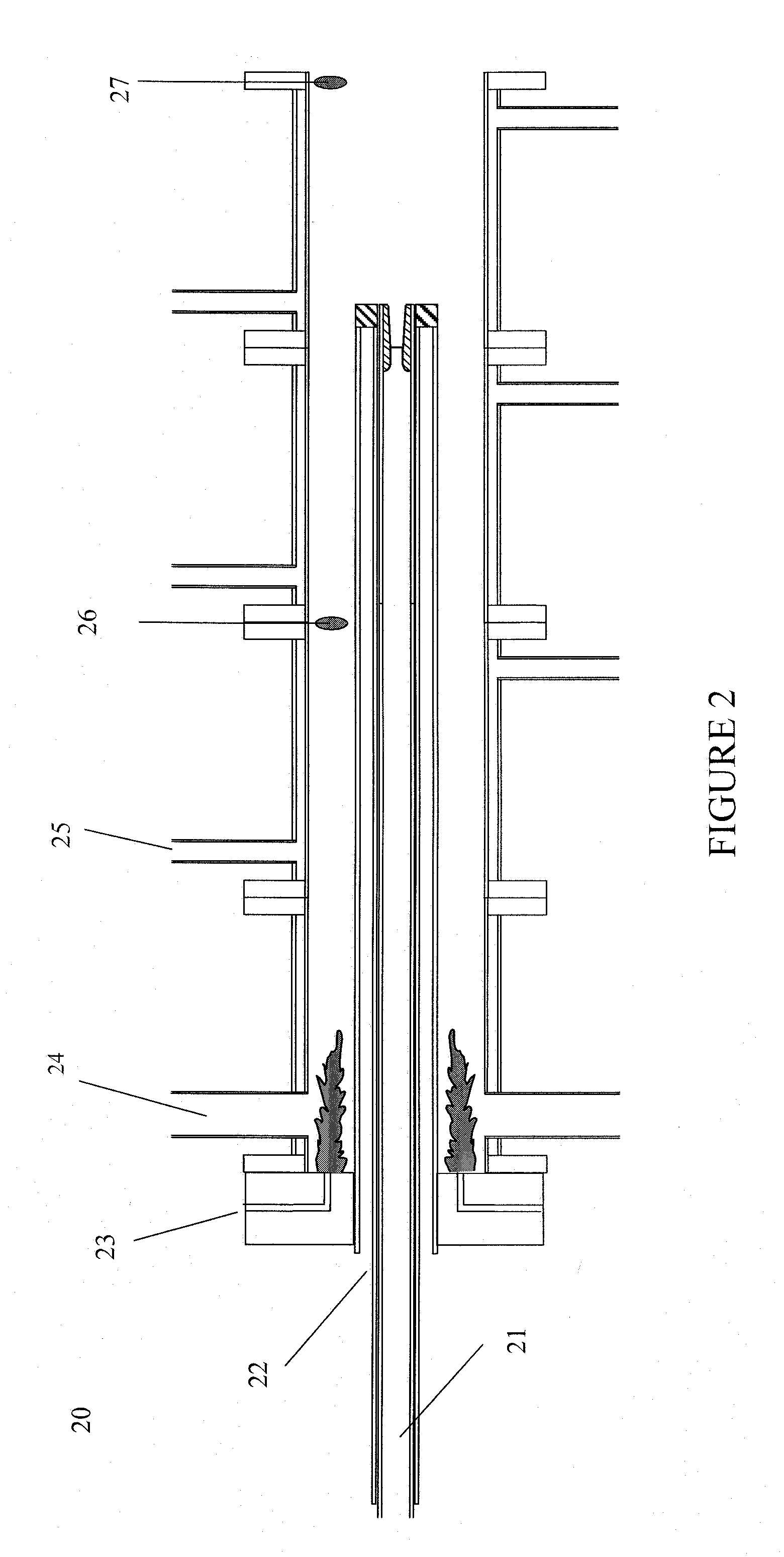 Injection method for inert gas