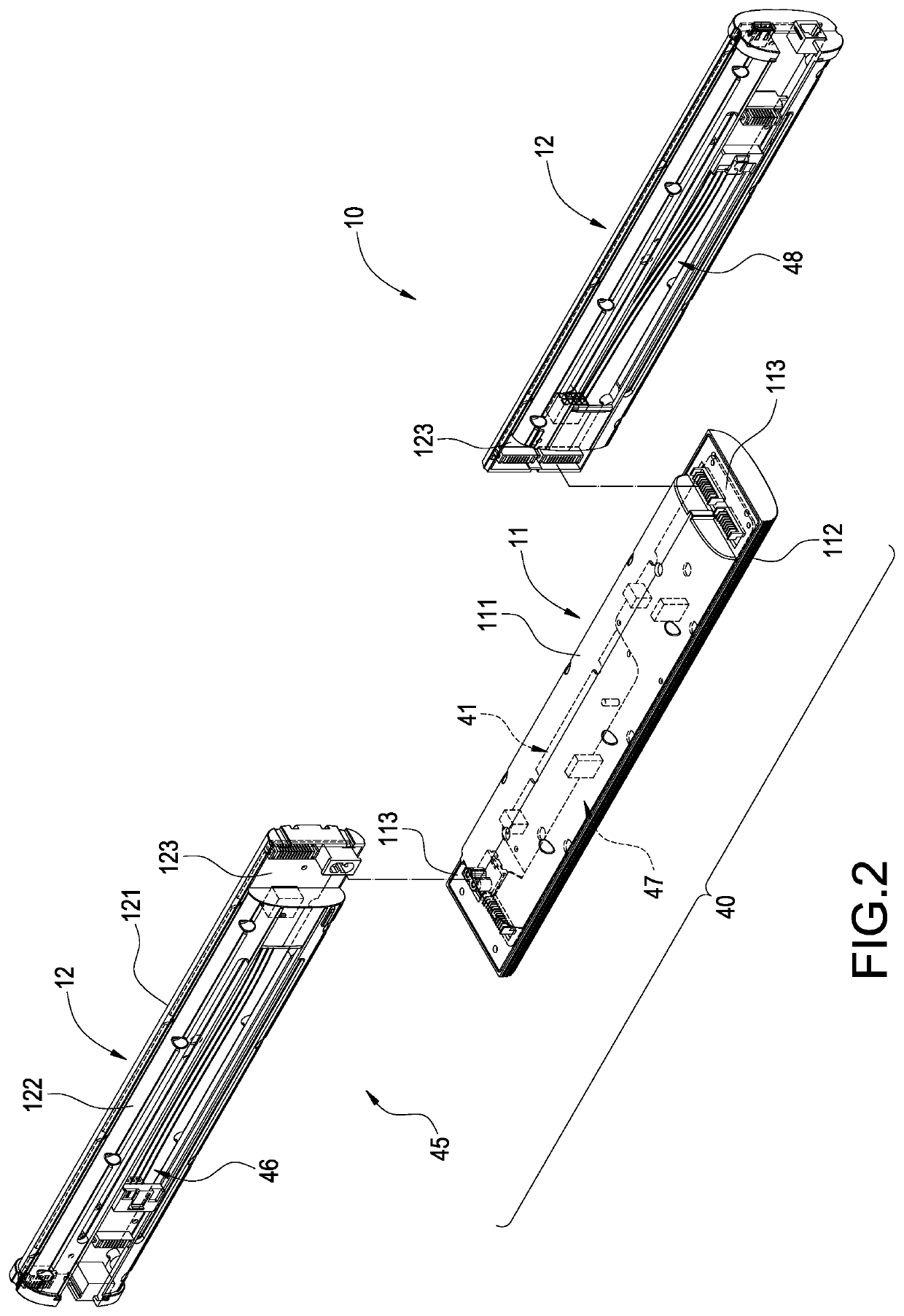 Electric table stand for simple assembly and adjustment