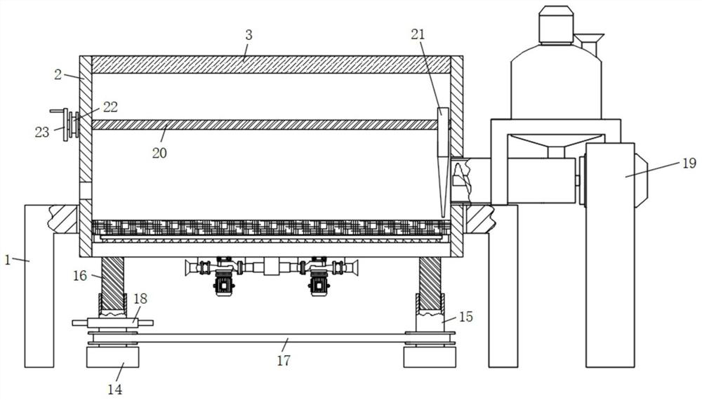 A self-cleaning equipment for uniform heating of a coal-fired heat-conducting oil furnace