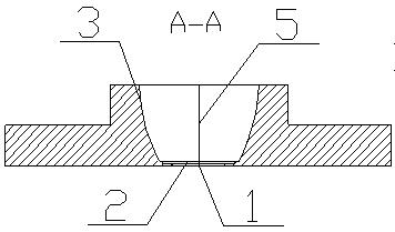 Shaping mold for bulb bayonets