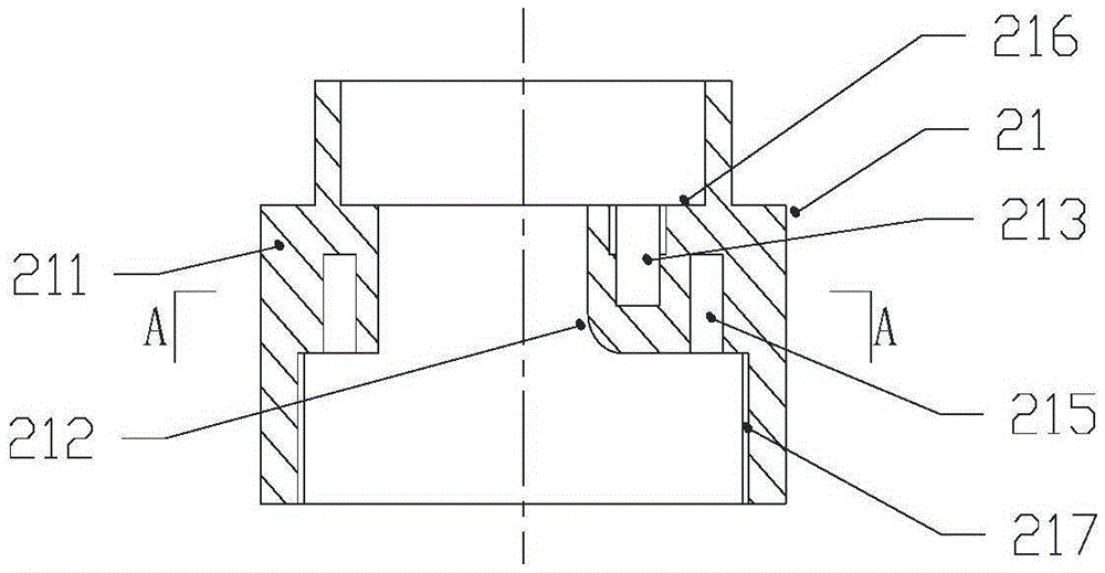 Guide device for polycrystal ingot casting furnace