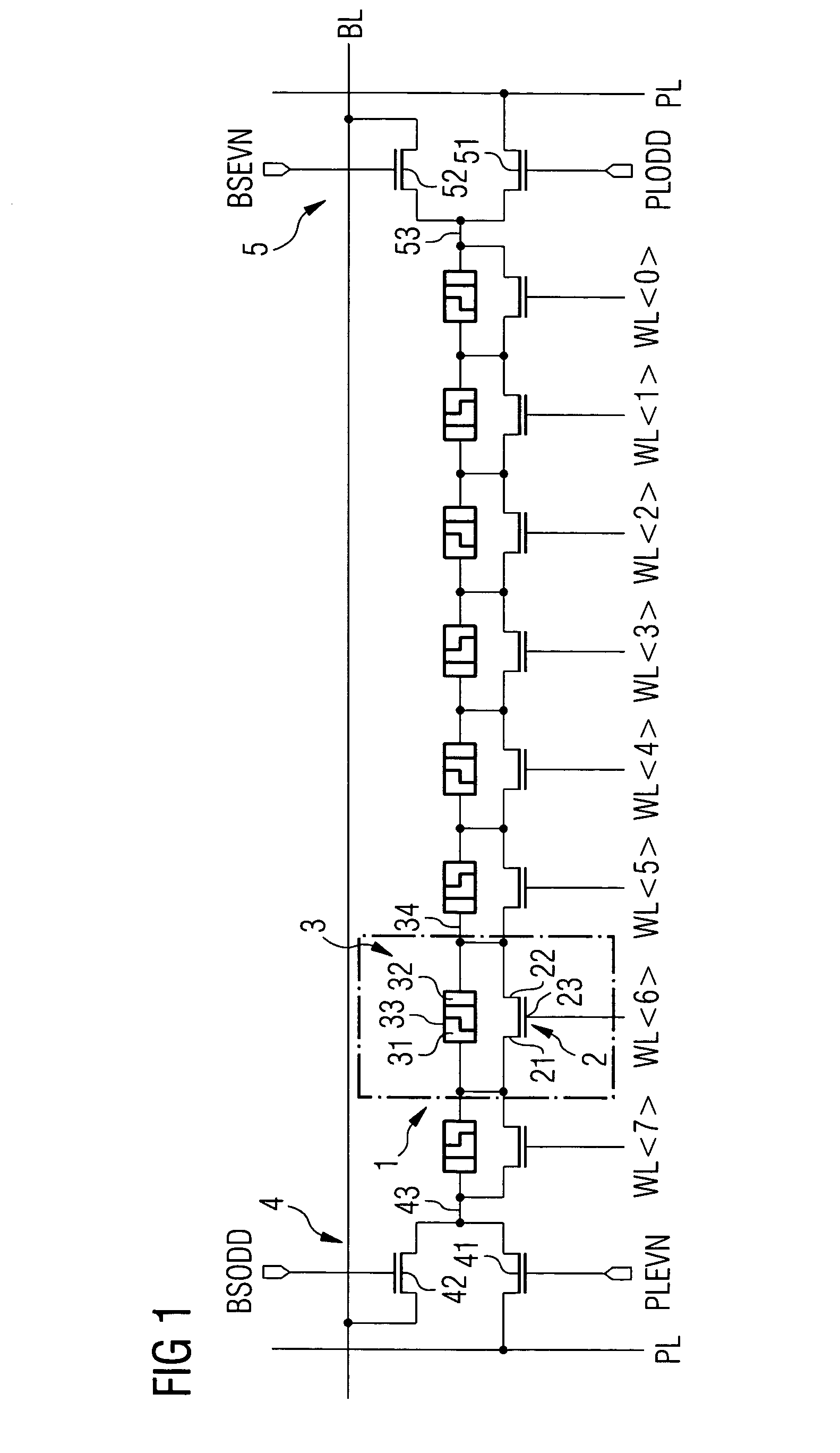 Memory circuit having memory cells which have a resistance memory element
