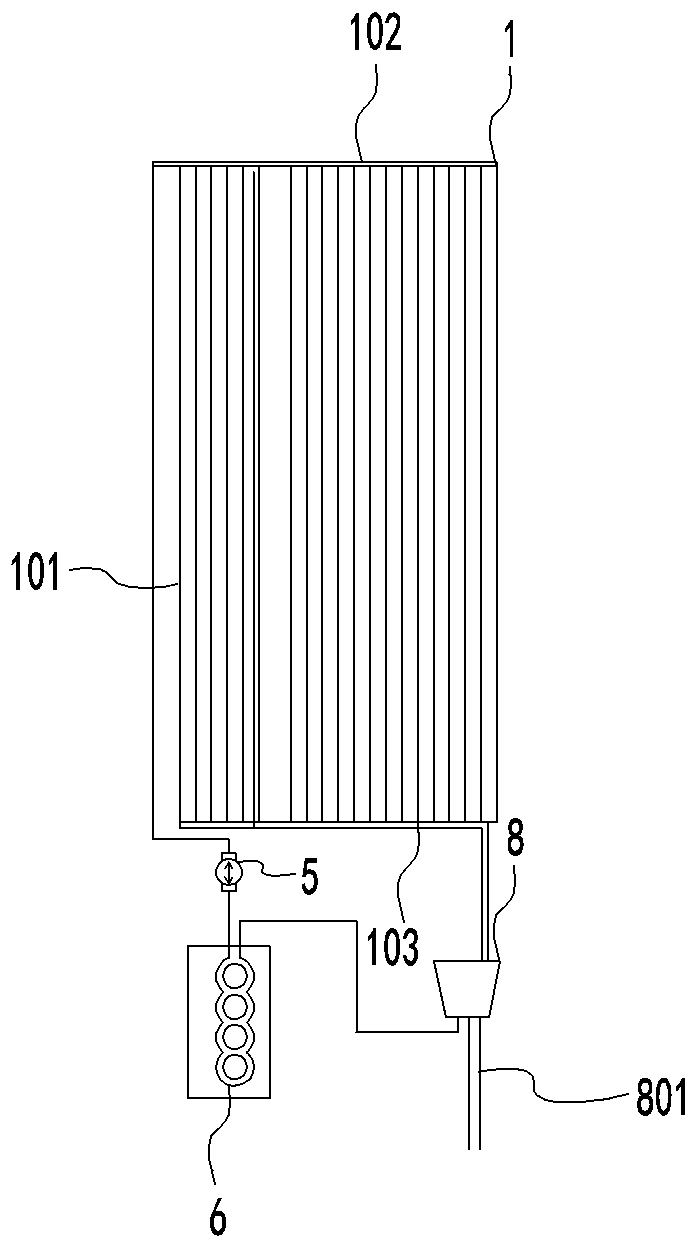 Energy conversion system based on metal microporous pipe network