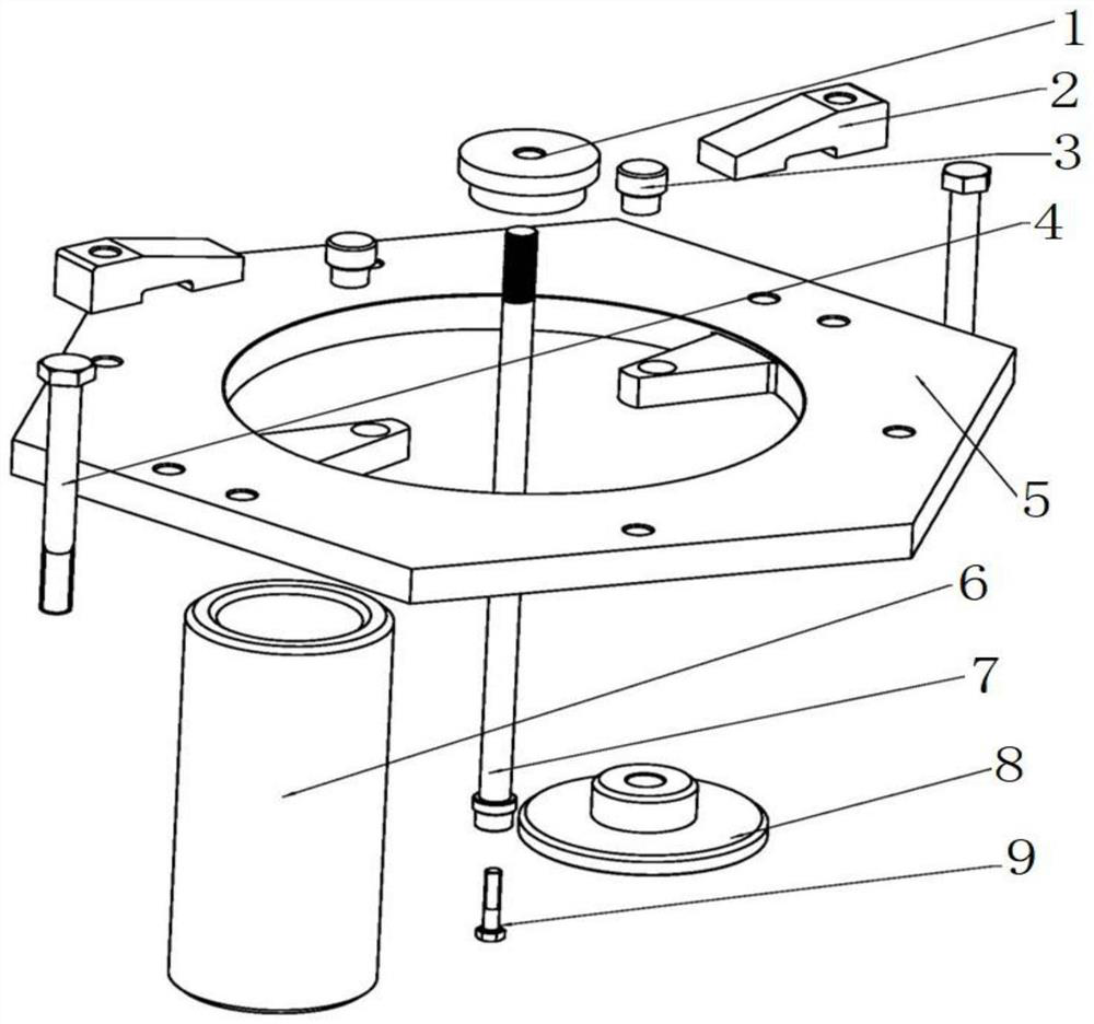 Connecting handle water jet cutting manufacturing method