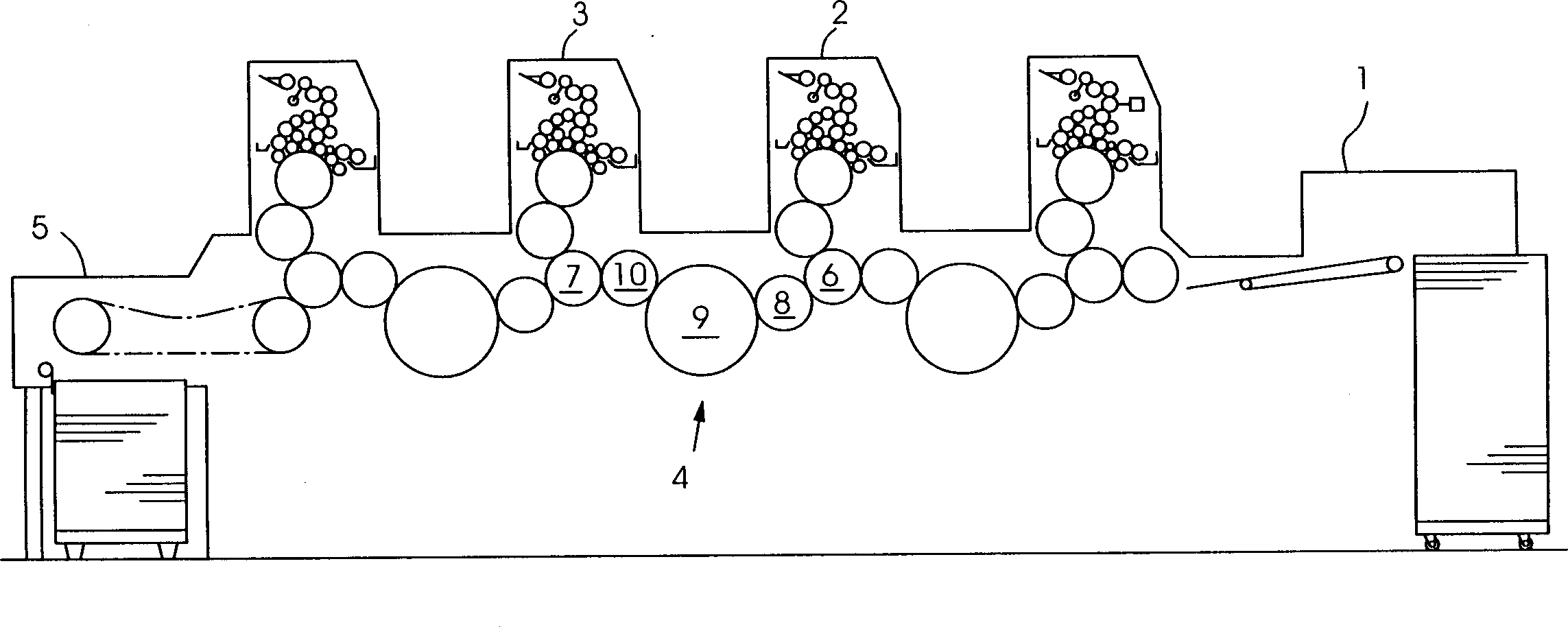 Single sheet paper transferring roller