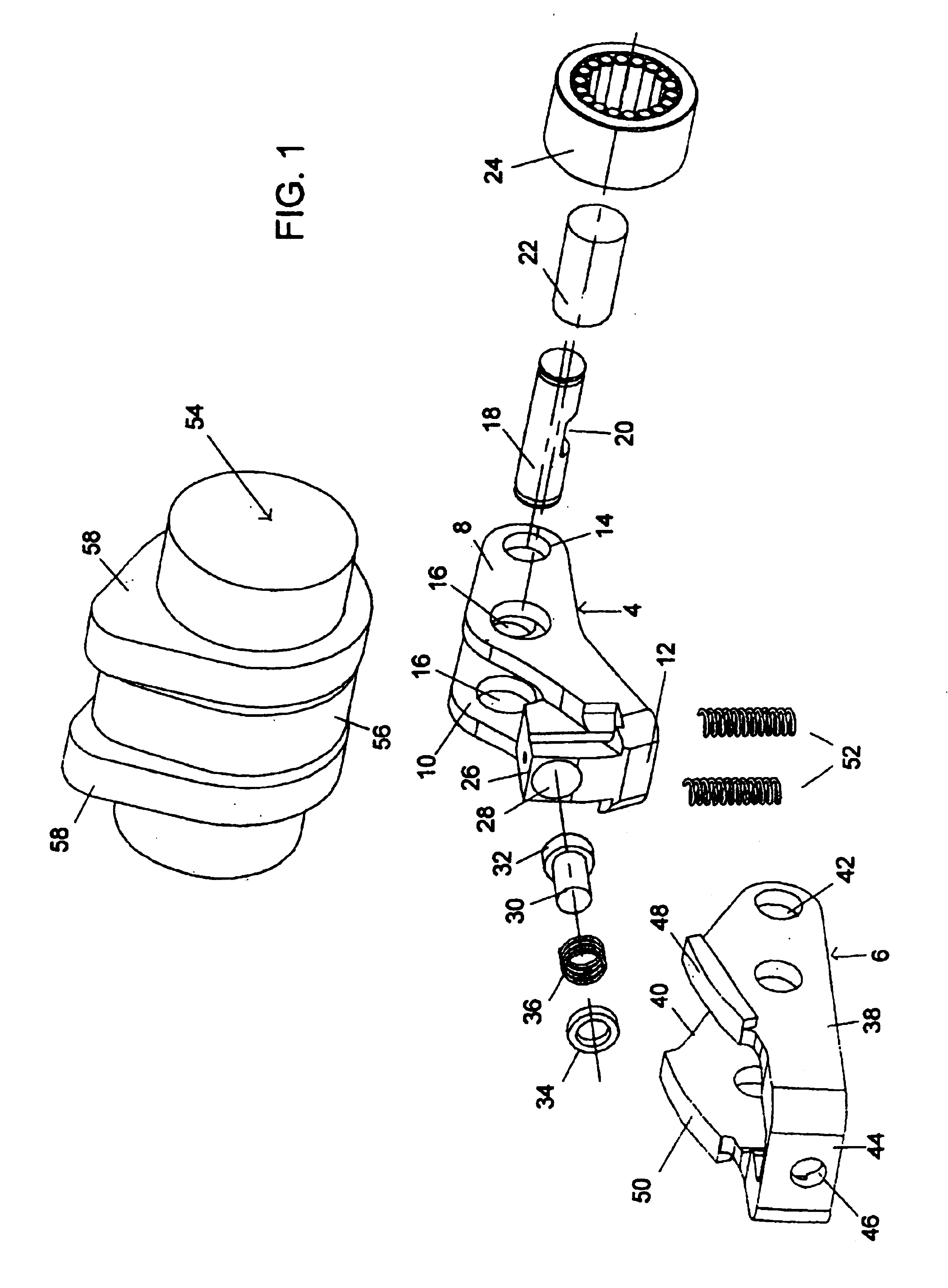 Apparatus for the adjustment of the stroke of a valve actuated by a camshaft