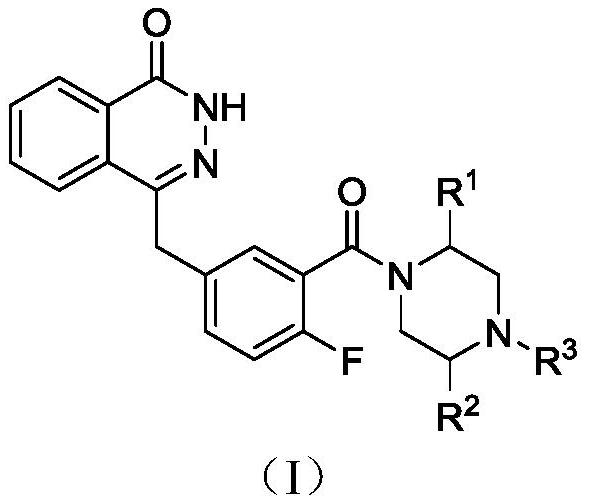 PARP inhibitor containing phthalazine-1 -(2H)-ketone structure as well as preparation method and medical application of PARP inhibitor