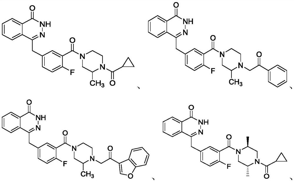 PARP inhibitor containing phthalazine-1 -(2H)-ketone structure as well as preparation method and medical application of PARP inhibitor