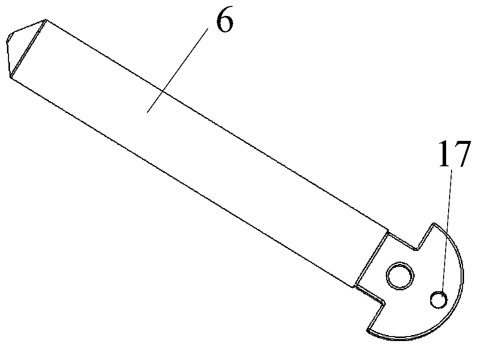 Rotary separation spring actuating device