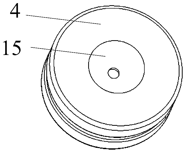 Rotary separation spring actuating device