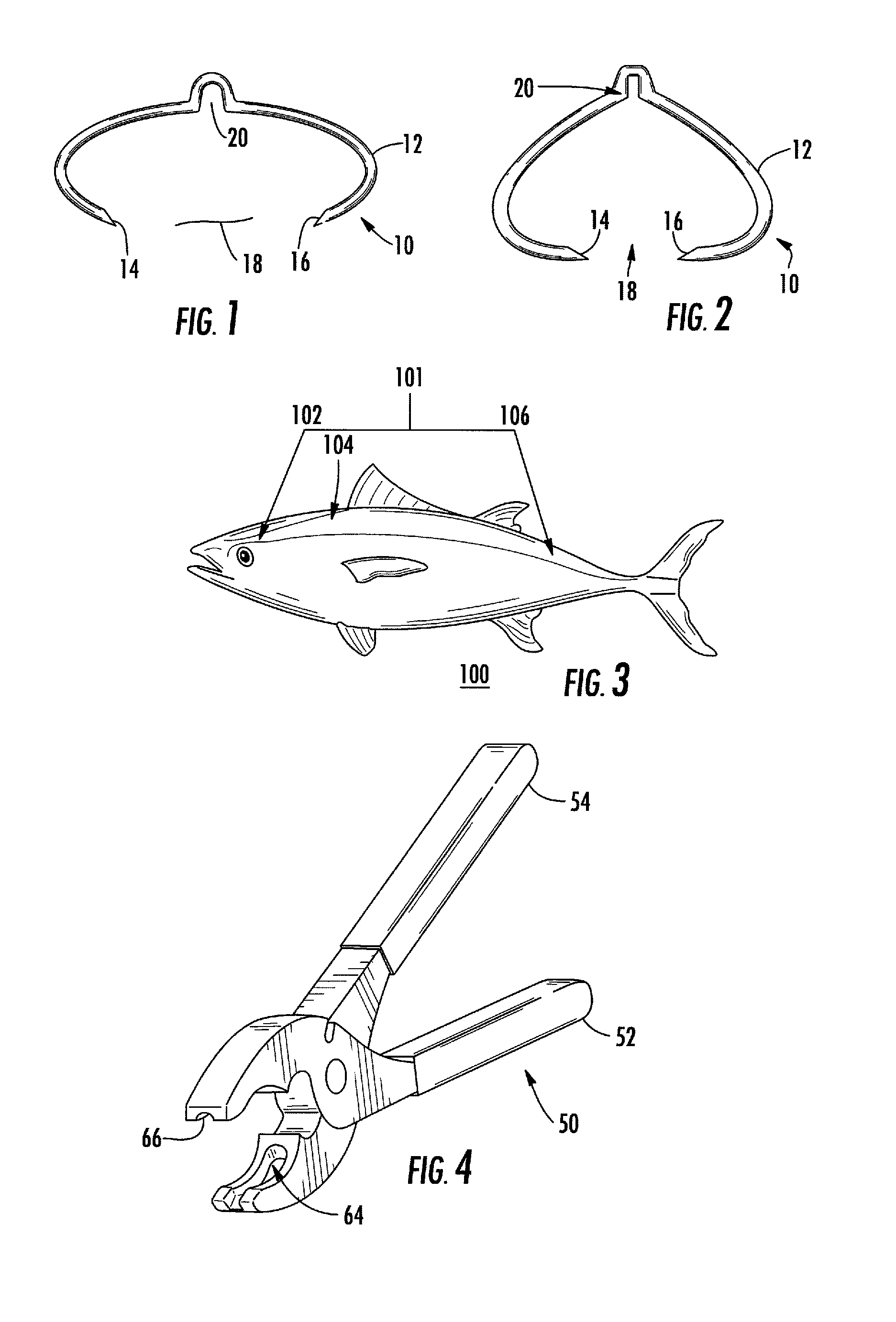 Apparatus and method for securing bait fish
