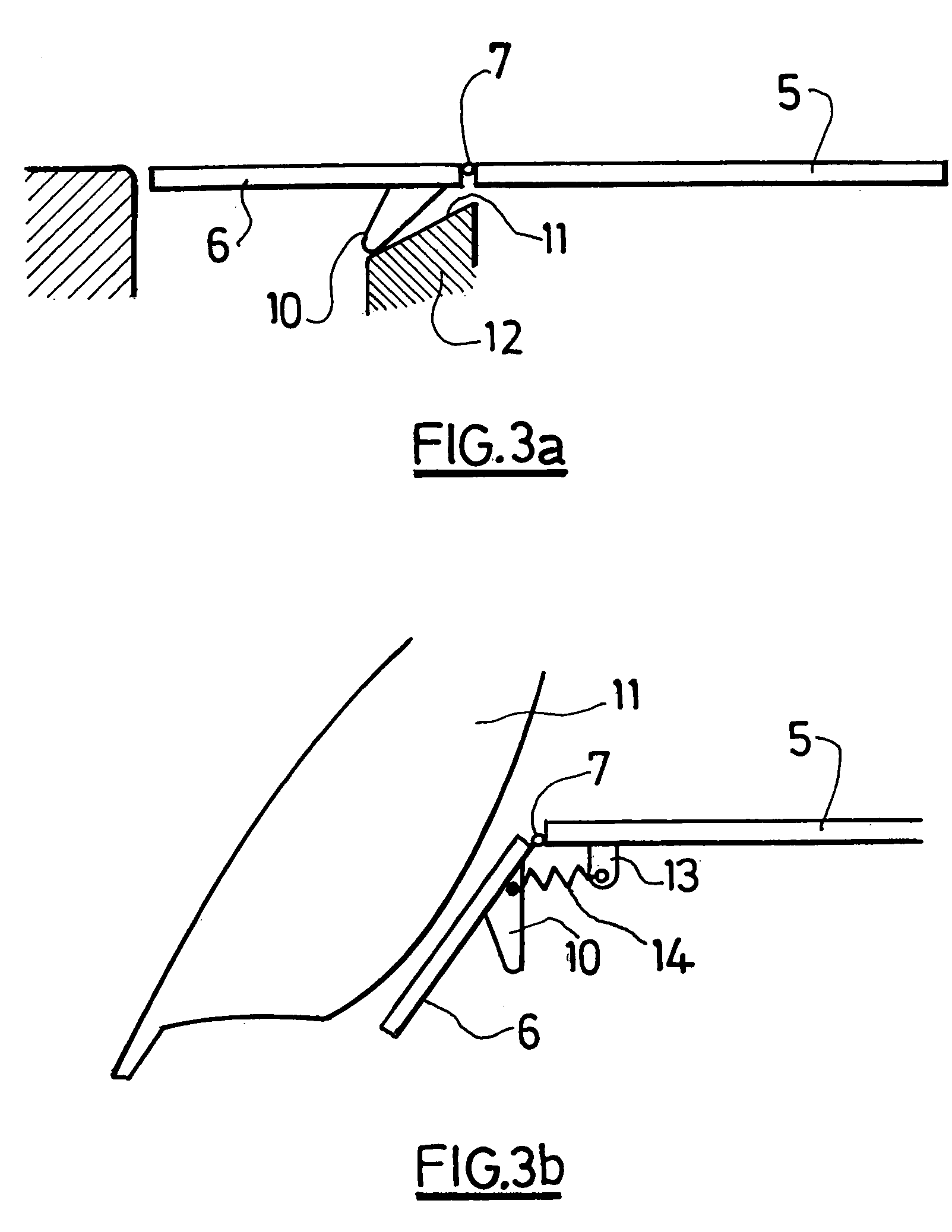 Rear shelf for motor vehicle equipped with a folding roof