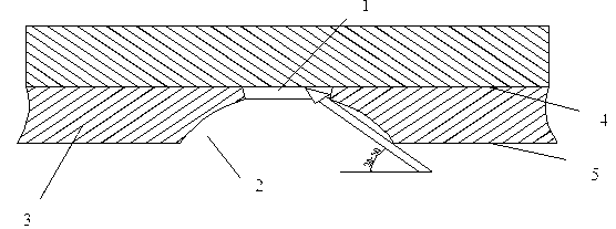 Long-narrow trench mask plate for vapor plating