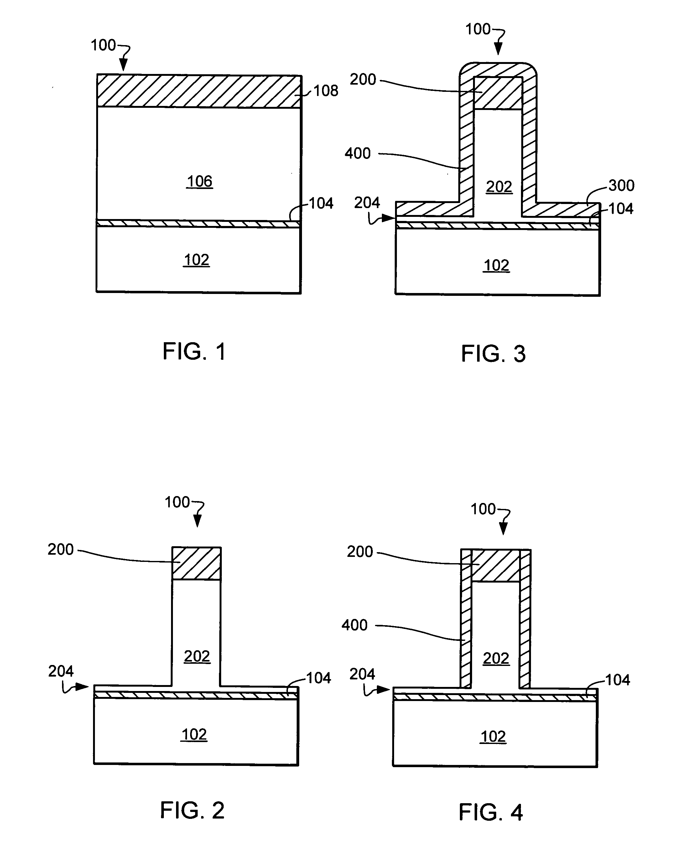 Wing gate transistor for integrated circuits