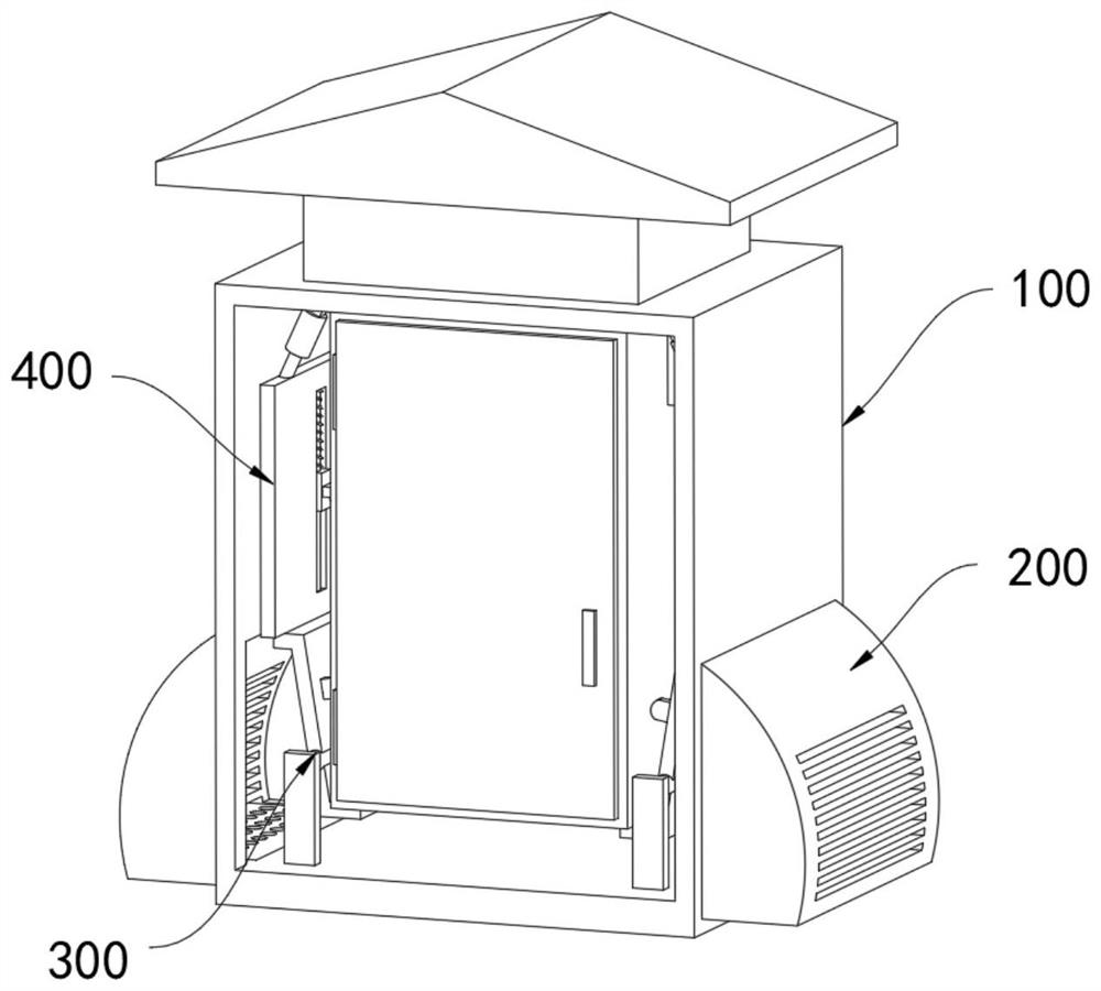 Protective power distribution cabinet convenient to operate and use method thereof