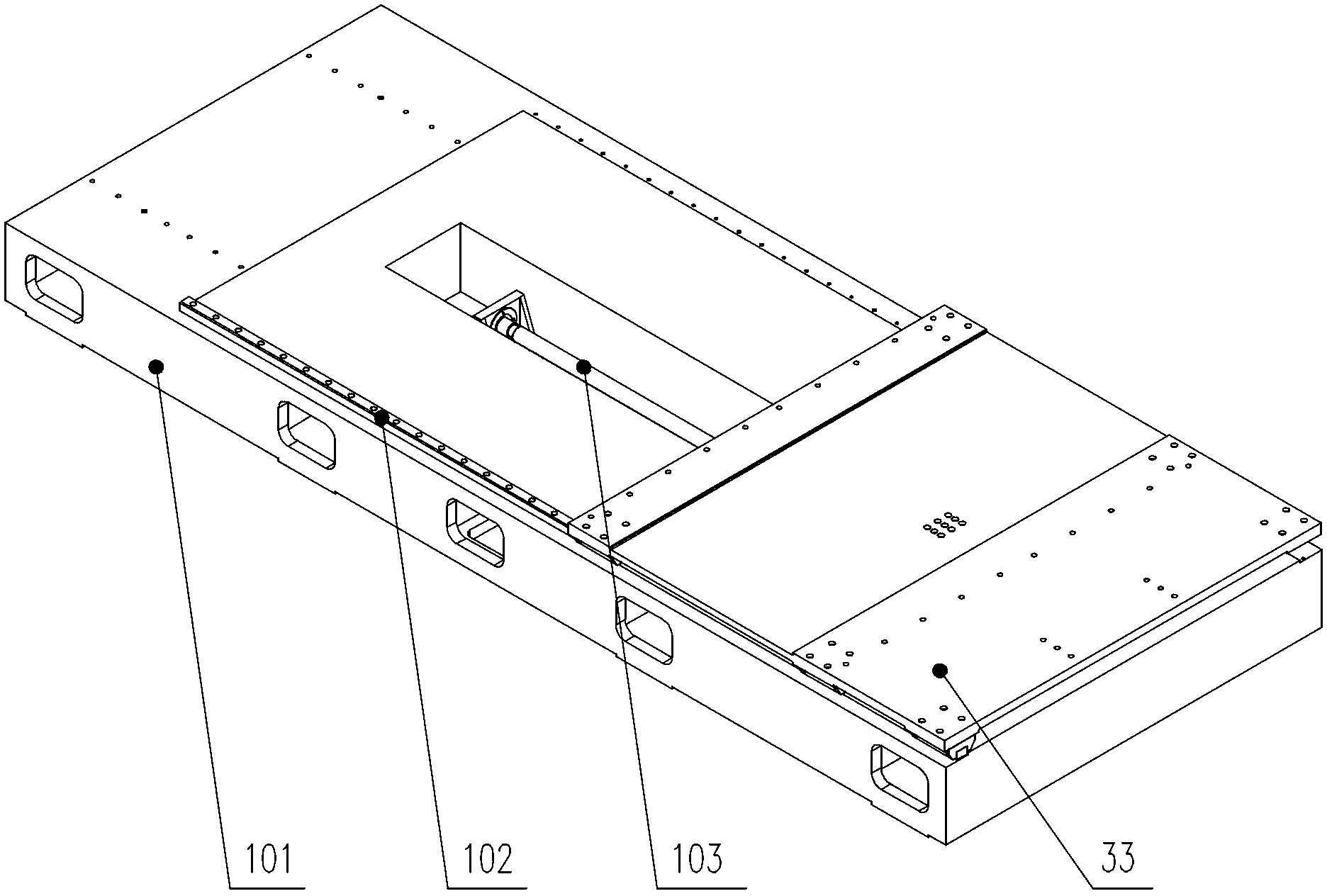 Shaft-like rotary workpiece static external round machining machine tool