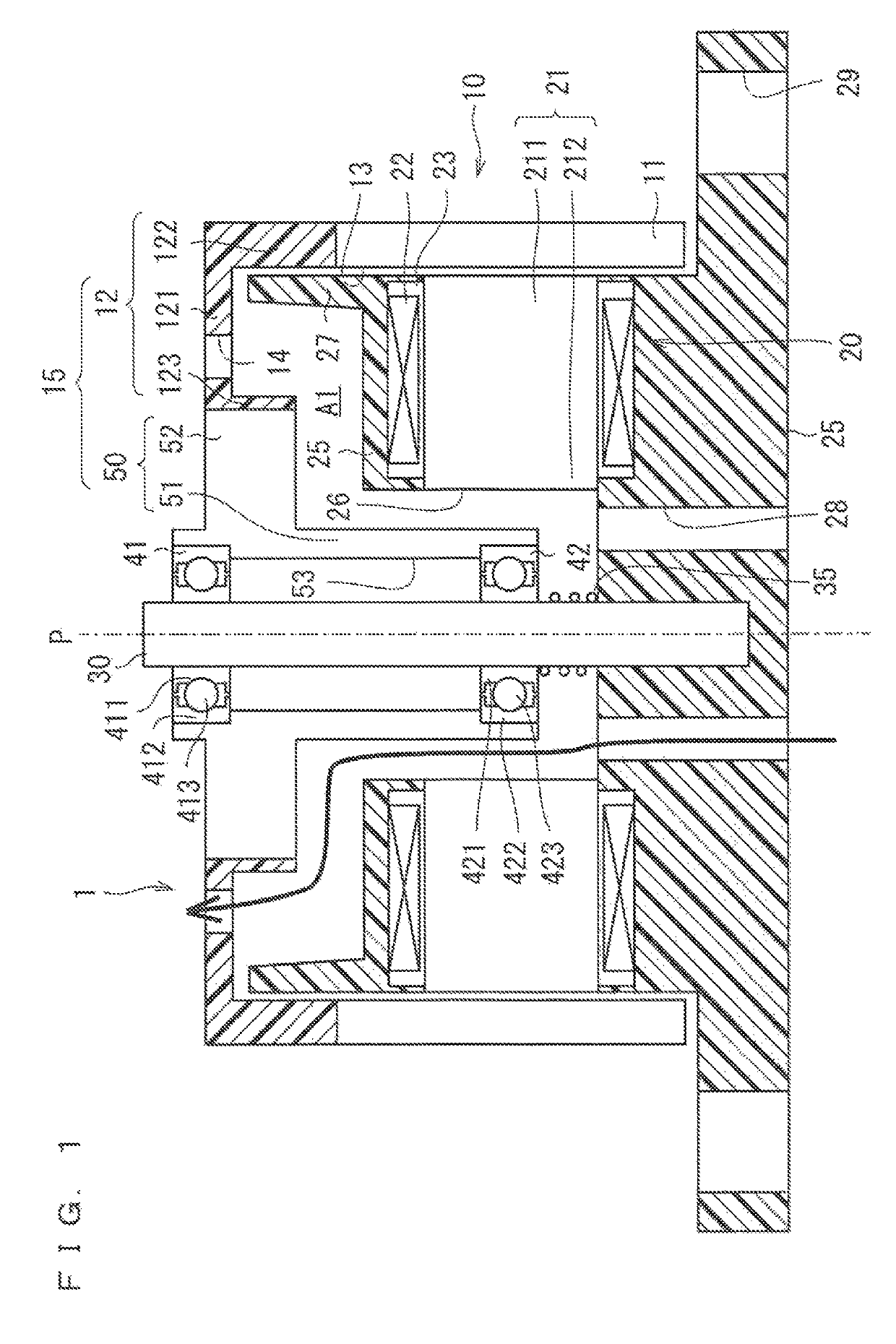 Electric motor and blowing apparatus