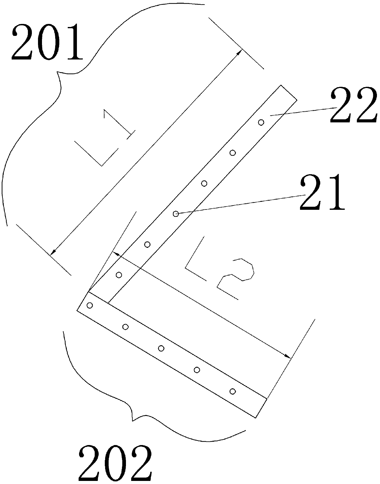 Inner layer roller with auxiliary scattering grids