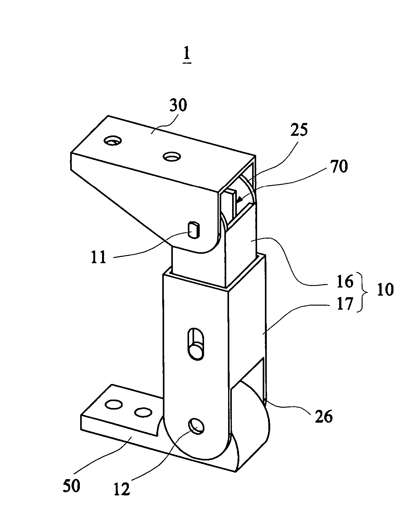 Self-locked hinge device and a multi-function peripheral using the same