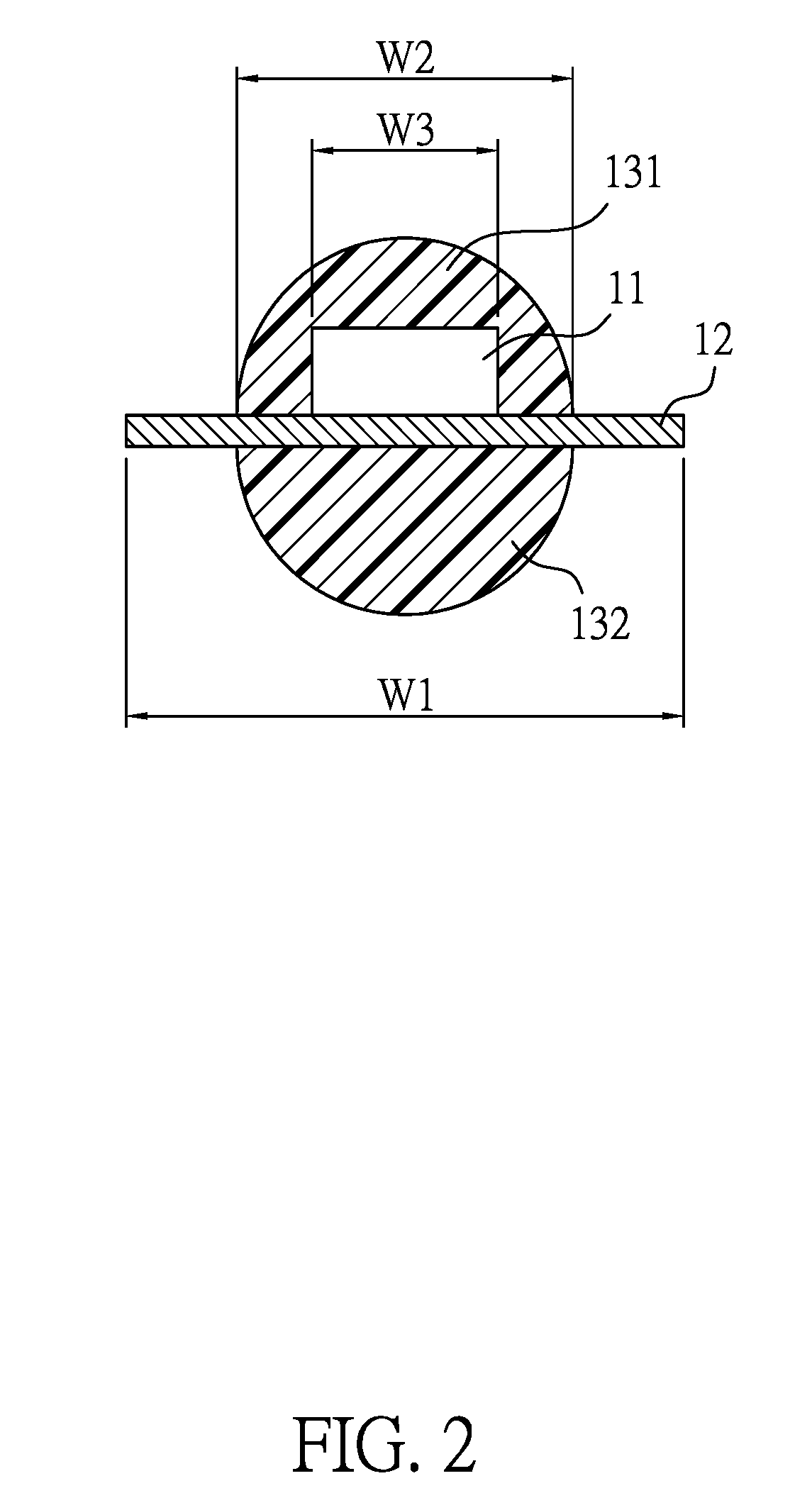 Light-emitting diode filament with a heat-dissipating structure and light-emitting diode filament light bulb using the same