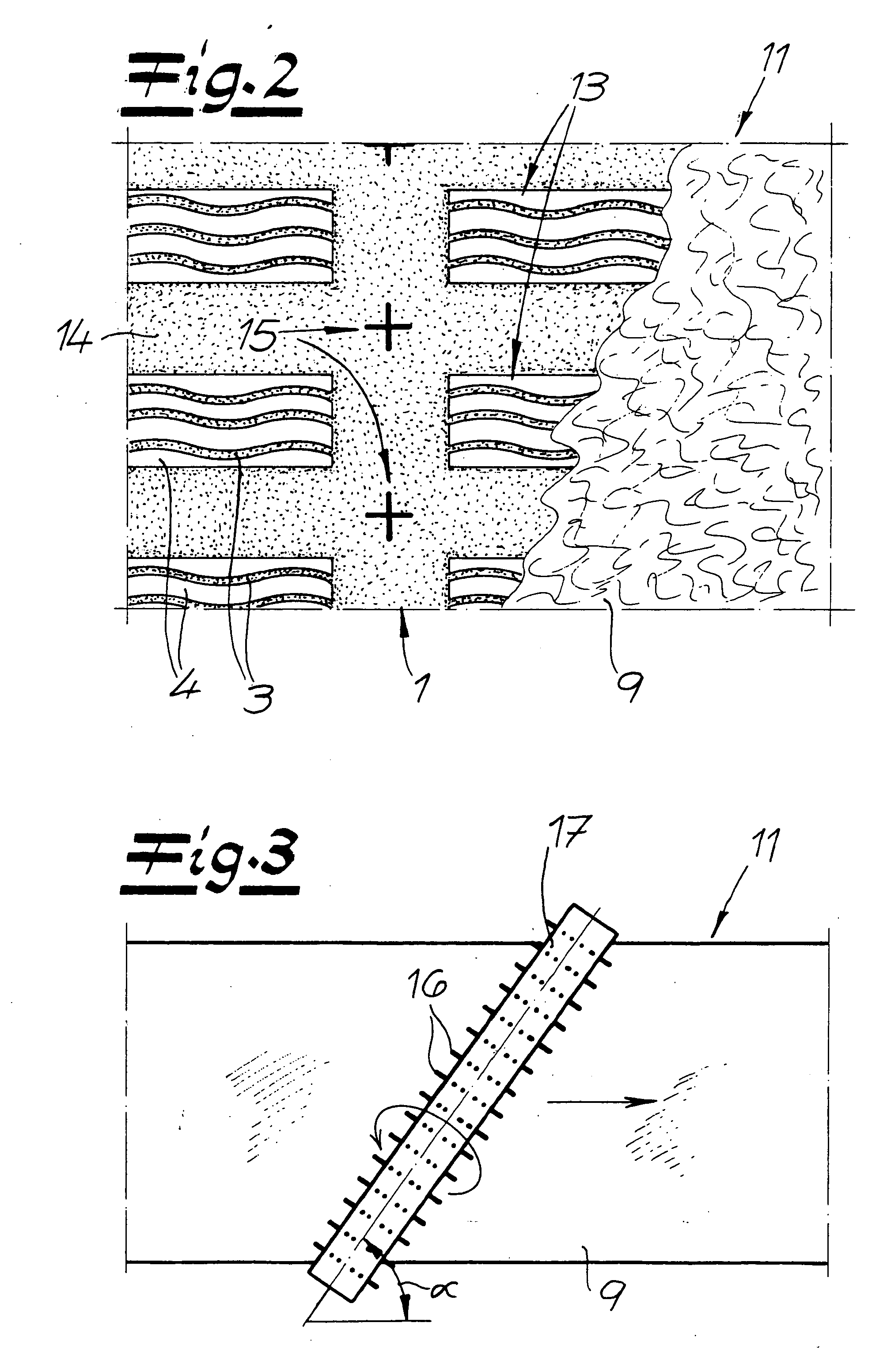 Method for the production of a laminate material for hook and loop closures