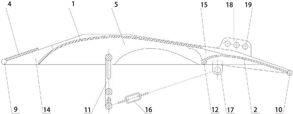 Fishing device and otter board assembly thereof