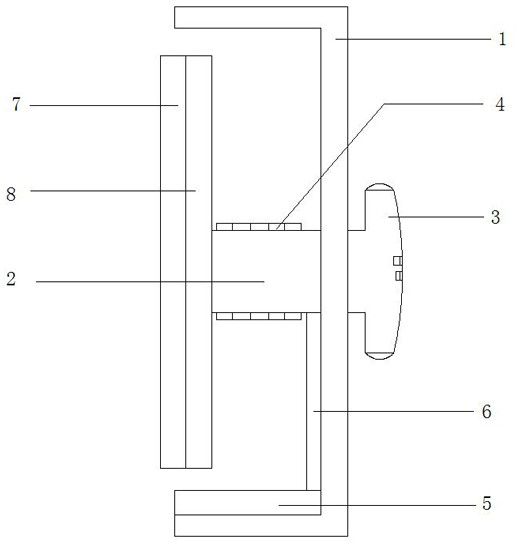 Novel dustproof blackboard eraser