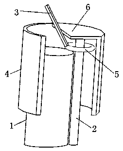 Double-guide wire detaching system for coils