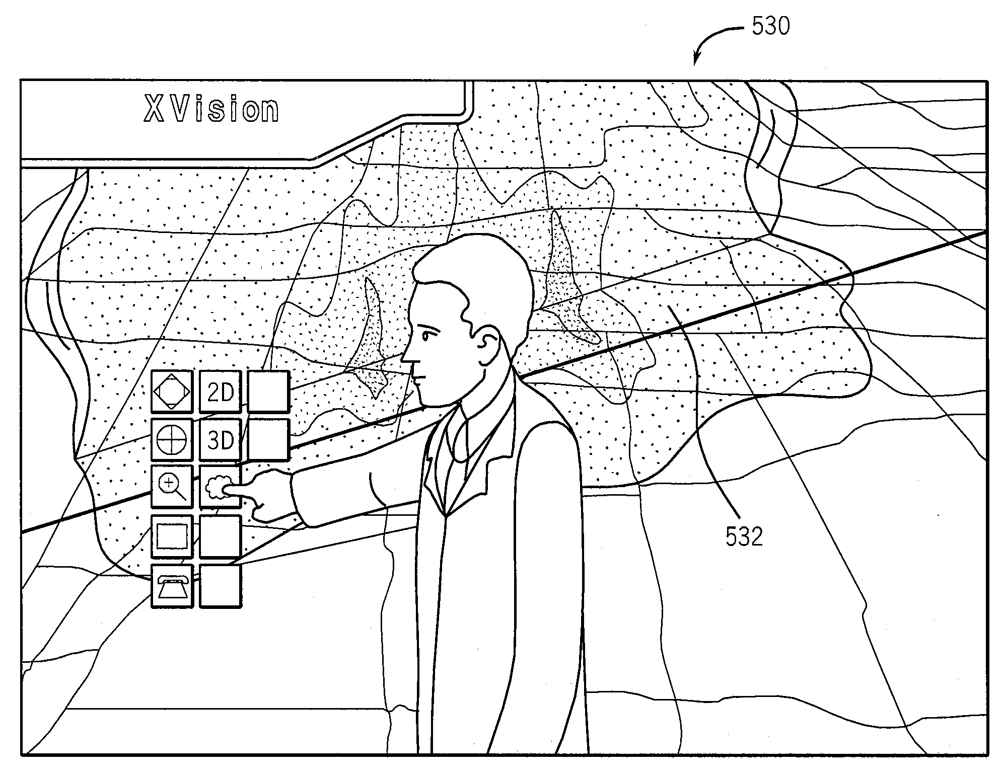 System and Method for Presenting Wind Speed Information in a Planar Representation