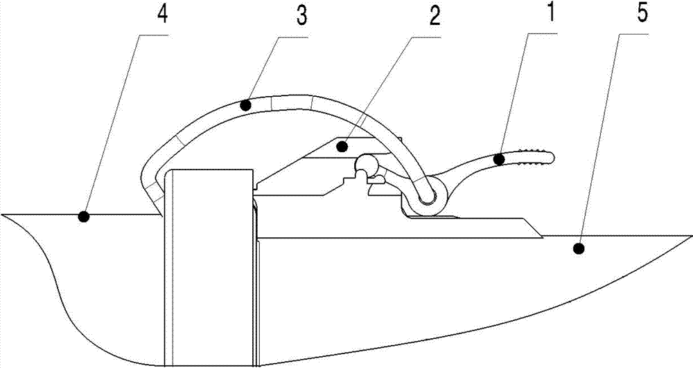 Locking and buckling mechanism for air filter