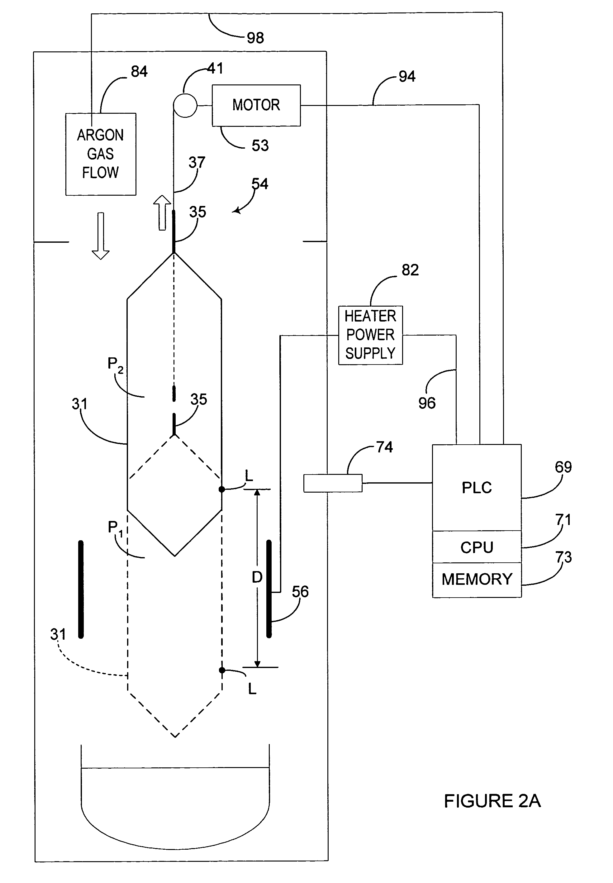 Method to monitor and control the crystal cooling or quenching rate by measuring crystal surface temperature