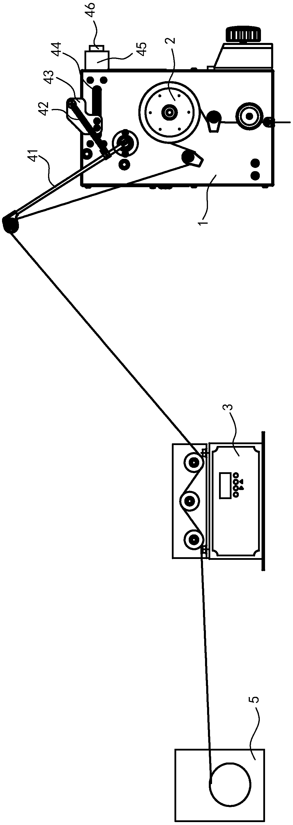 Tension controller suitable for active/passive wire feeding mode and control method thereof