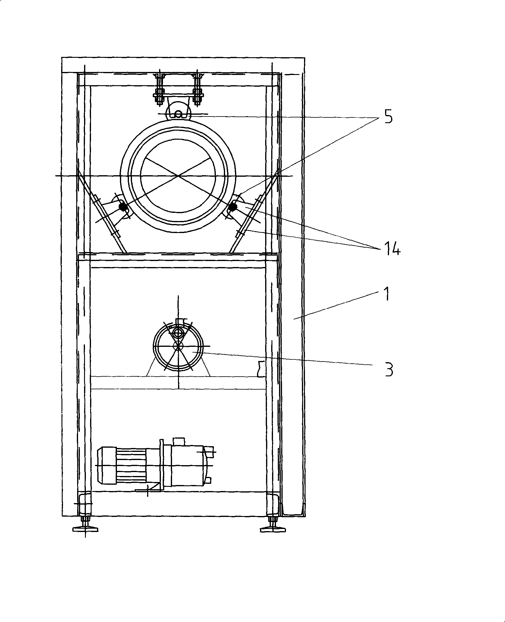 Vibrating full-automatic production chain finishing machine