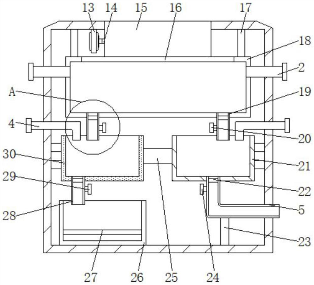 Device for producing saccharicterpenin from camellia seed meal and method thereof