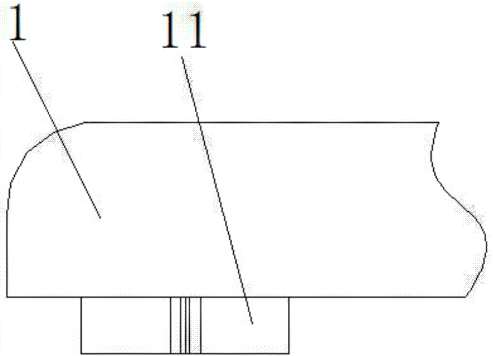 Mold with waste squeezing-out function and for production of coupling cover