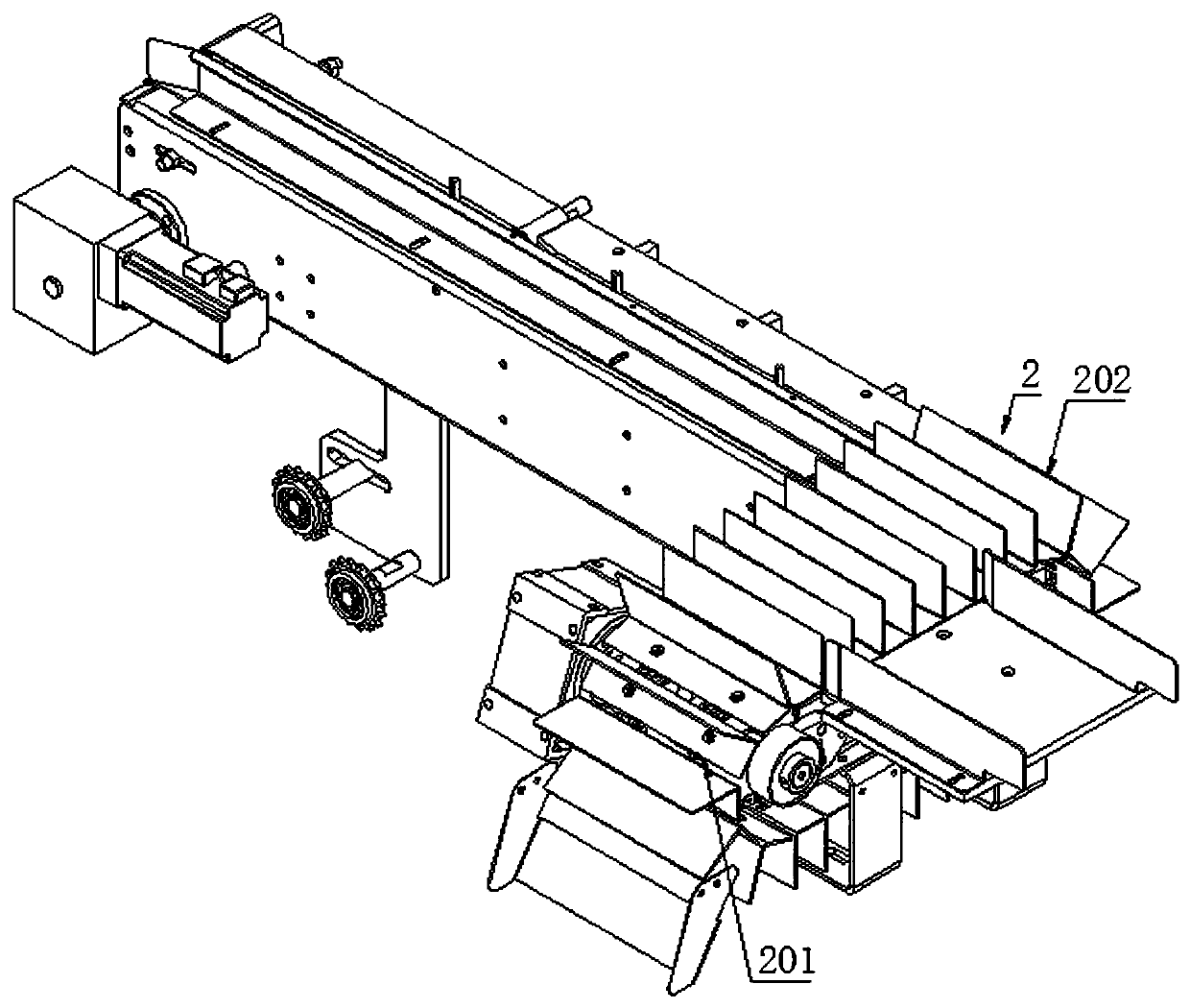 Packing machine stretch bag method