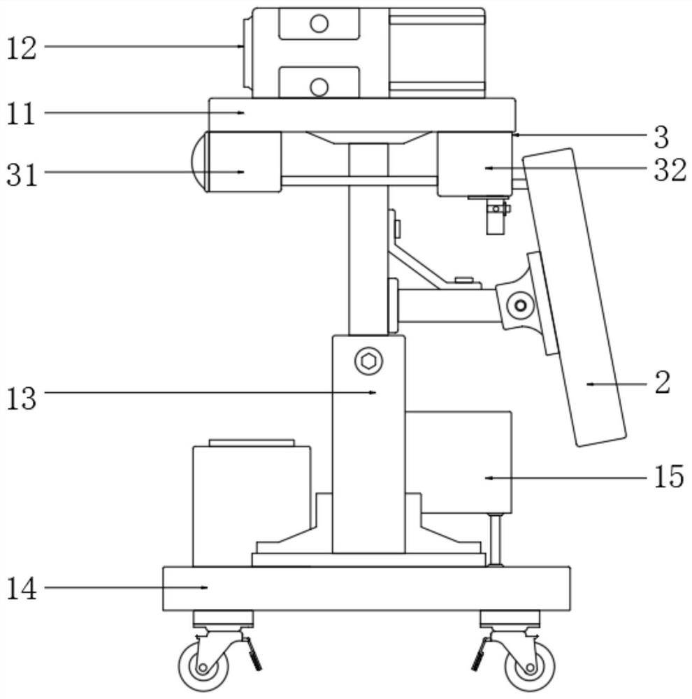 A drawing and measuring device suitable for road design in windy and sandy areas