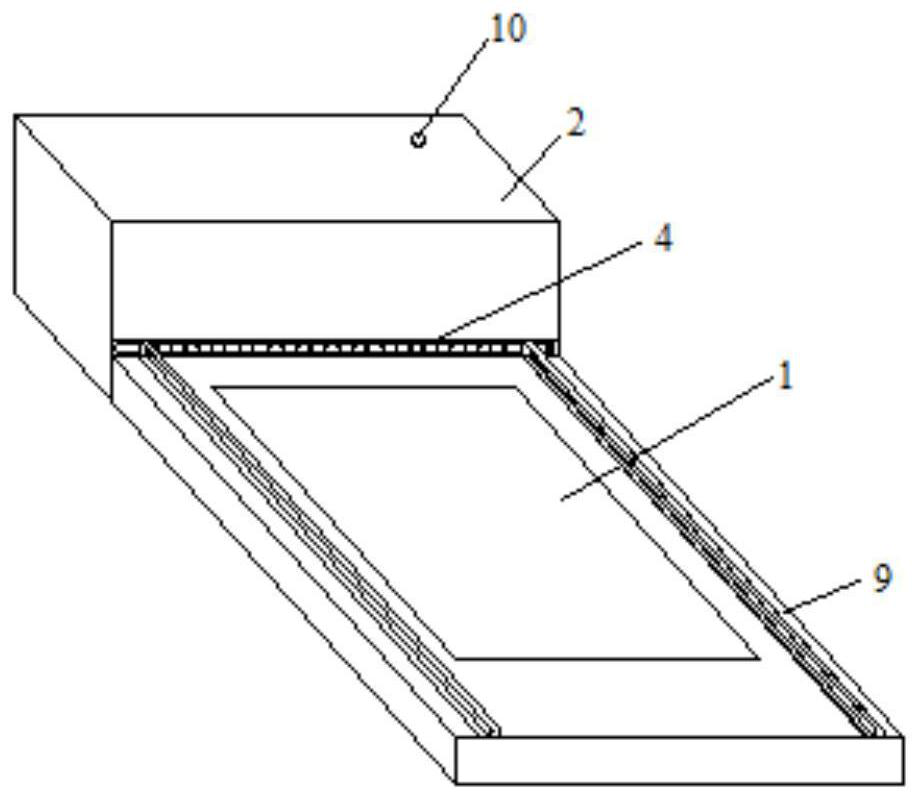 ATM keyboard device integrated with disinfection function