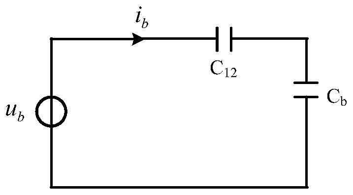 A capacitive current testing method, device and system based on different frequency phase current