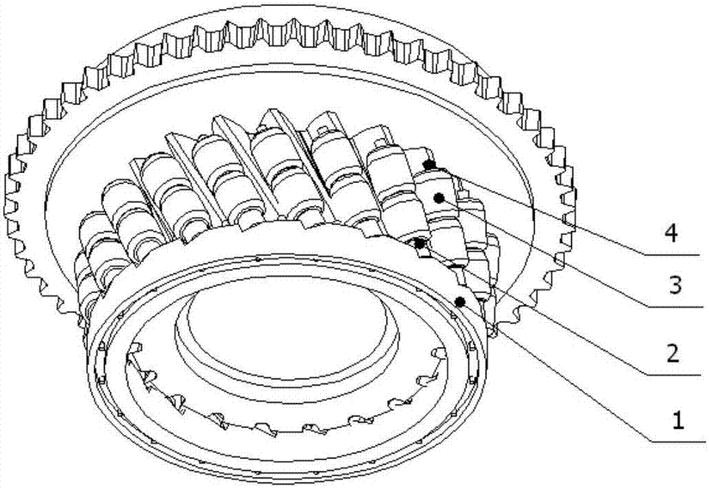 Multi-rolling-needle pitch circle fixture for gear welding and application method thereof