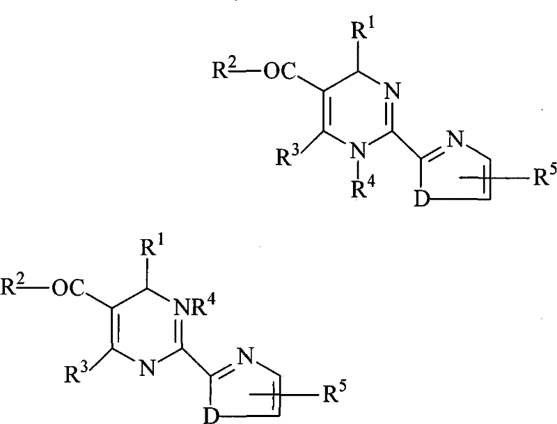 Method for splitting dihydropyrimidine racemic compound